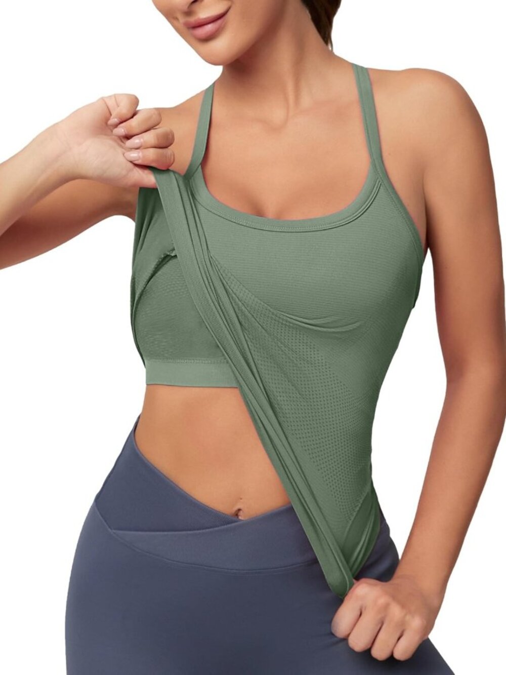 Women's Racerback Workout Tank Top - Stylish, Comfortable & Perfect for Fitness